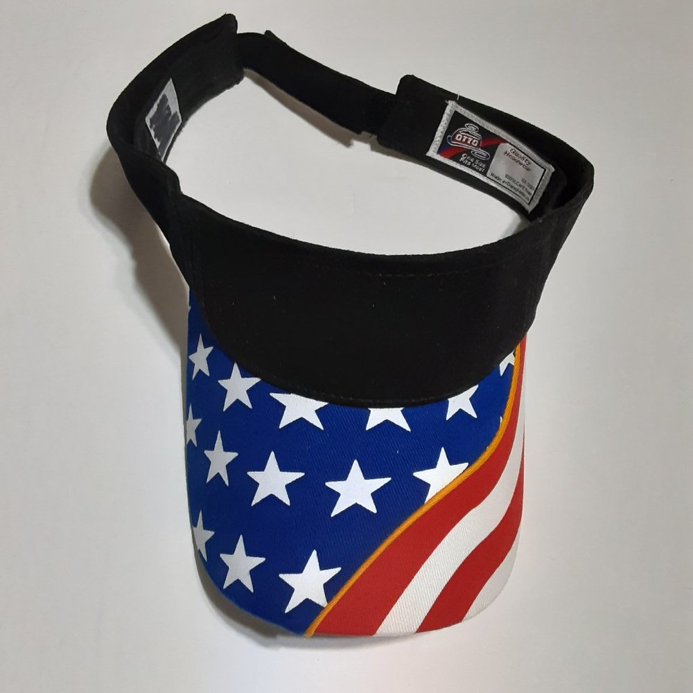 Otto American Flag Unisex Visor One Size Fits Most